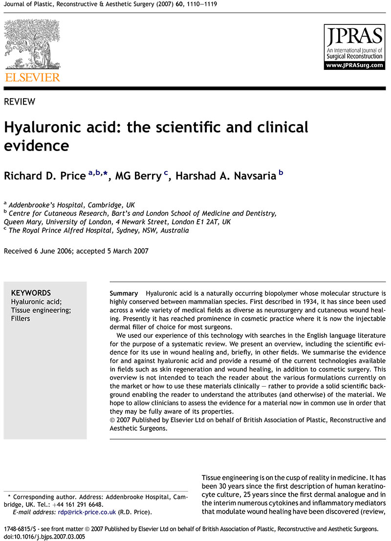 Systematic Review articles of Hyaluronic acid effects on wound healing and, briefly, in other fields.jpg